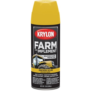 Krylon® Farm & Implement Paint - John Deere Yellow, 12 oz
